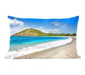 Sierkussens - Kussentjes Woonkamer - 60x40 cm - Zee - Tropisch - Strand - Planten
