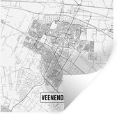 Stickers Stickers muraux - Plan de la ville Veenendaal - 30x30 cm - Feuille adhésive - Carte