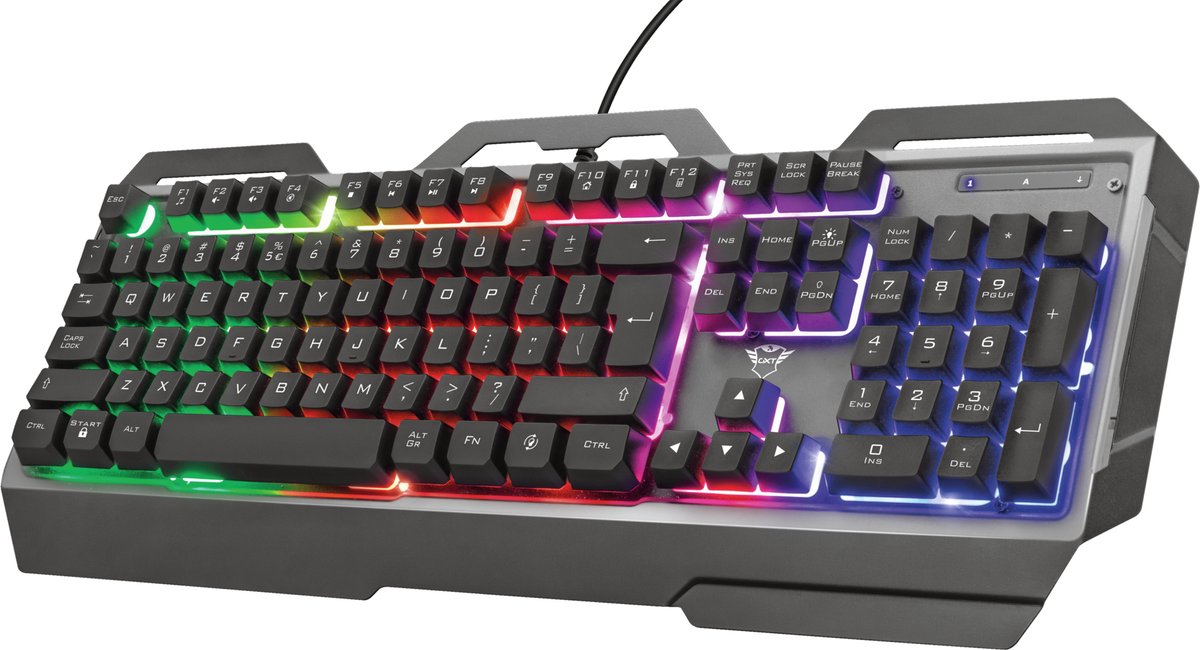 Trust Gaming GXT 856 Torac Metalen gaming toetsenbord QWERTY