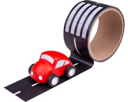 Snelweg tape met autootje - Willekeurig geleverd