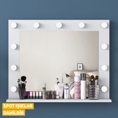 Make Up Tafel met LED verlichte spiegel