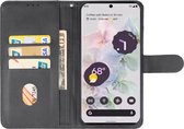 Mobigear Telefoonhoesje geschikt voor Google Pixel 8 Pro Hoesje | Mobigear Wallet Bookcase Portemonnee | Pasjeshouder voor 3 Pasjes | Telefoonhoesje voor Pinpas / OV Kaart / Rijbewijs - Zwart