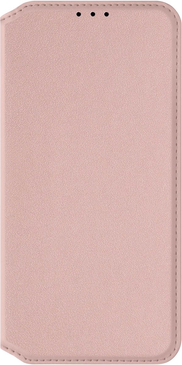 Avizar Hoesje Geschikt voor Samsung Galaxy A05s Kaarthouder Magnetische flip, Rose goud