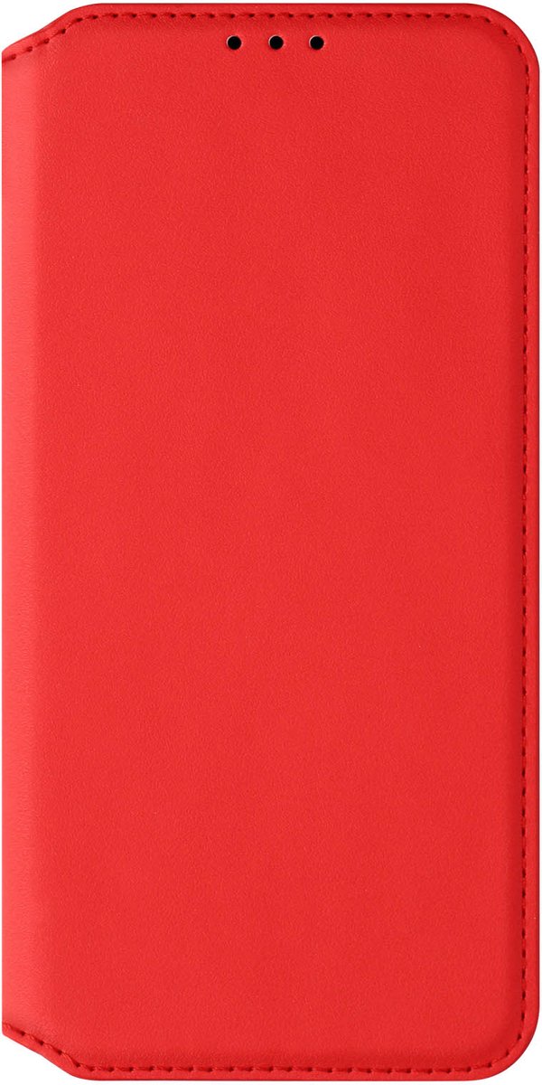 Avizar Hoesje Geschikt voor Samsung Galaxy A05s Kaarthouder Magnetische flip, Rood