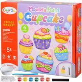 Kruzzel Magneten DIY - Cupcake Set - Stimuleer Creativiteit en Plezier