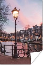Affiche Amsterdam au crépuscule - 120x180 cm XXL