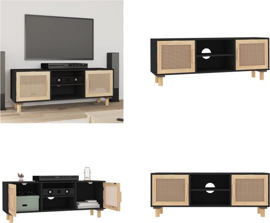 vidaXL Tv-meubel 74x35x44 cm massief grenenhout