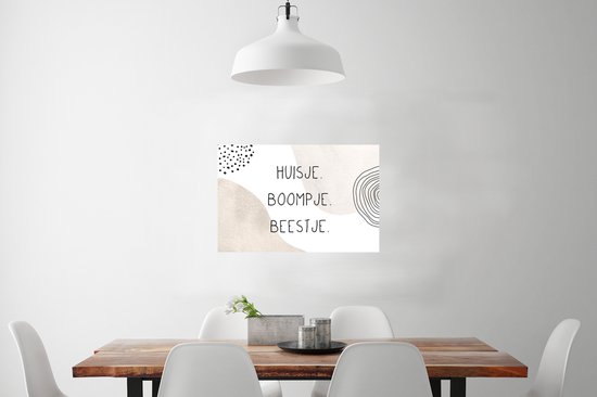 Affiche Maison - Pastel - Proverbes - 60x40 cm