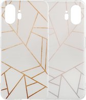 iMoshion Hoesje Geschikt voor Nothing Phone (2) Hoesje Siliconen - iMoshion Design hoesje - Meerkleurig / White Graphic