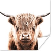 Affiche Animaux - Highlander écossais - Vache - 30x30 cm