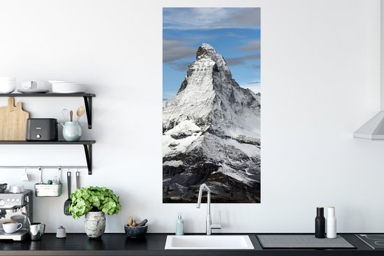 Affiche Nuages sur le Cervin en Suisse - 60x120 cm