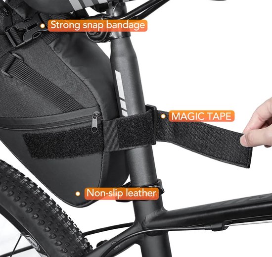 Avoir Avoir® -Waterdichte Fietsentas - 10L Capaciteit | Hoogwaardig Polyester | Aanpasbaar Ontwerp | Betrouwbare Metgezel voor Fietsavonturen