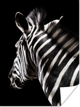 Affiche Zebra - Animaux Sauvages - Motifs - 90x120 cm