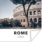 Poster Rome - Italië - Colosseum - 100x100 cm XXL
