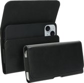 Mobiparts Classic Belt Case geschikt voor Size L - Zwart