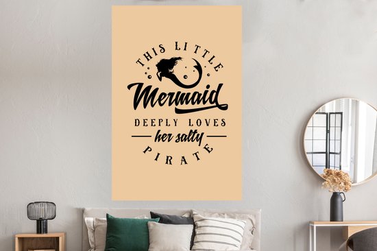 Affiche Sirène - Citations - Pirate - 120x180 cm XXL