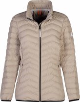 BJØRNSON Liva Stepjack Zomerjas Dames - Winddicht - Padded - Maat 48 - Beige