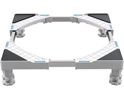 Wasmachine verhoger - Verstelbaar - Universeel - Transportroller - Wasmachine Ombouw - Wasmachinehouder - Wasmachine verhoger
