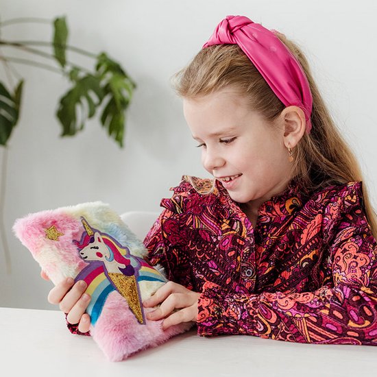 Beihre Geheim Dagboek Voor Meisjes – Eenhoorn Thema Met Slot, Pennenetui En 6-kleuren Pen – Schattig En Praktisch – Ideaal Cadeau 5-12 Jaar 3 miniatura