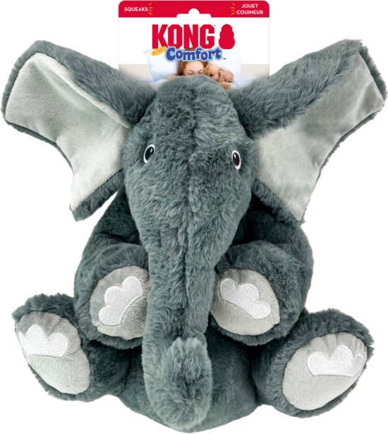 Kong confort kiddos éléphant géant 33x33x19 cm