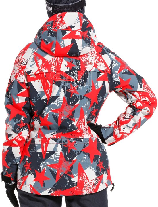Rehall ZIVAR Womens Snow Anorak L Stars Coral bol
