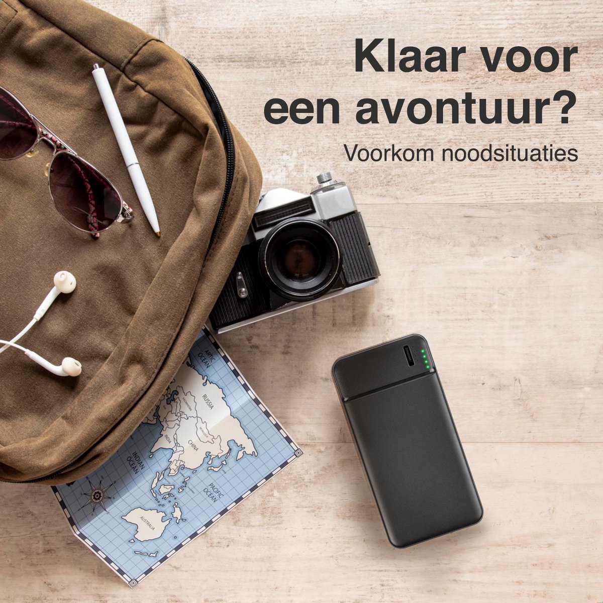 ForDig Powerbank 20000mAh – Powerbank iPhone – Powerbank Samsung – Fast Charge - Universeel - 4 Poorten – USB A, USB C en Micro USB - Compact Design — cadeau in Elektronica - foto 6