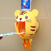 *** Automatische tandpasta dispenser - Tijger design - Tandenpoetsen wordt een feest met deze automatische tandpasta dispenser! - van Hebler ***