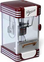popcornmachine, 60 l/u, 200 g/10 min, roestvrijstalen pot voor zoute popcorn