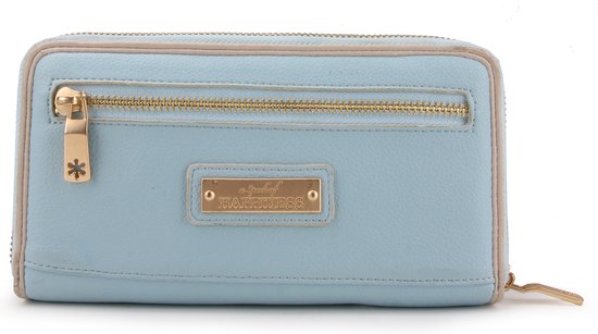 A Spark of Happiness | Wallet L Licht blauw | Portemonnee Licht blauw, effen | Dames portemonnee | Dames, vrouwen | FA2302