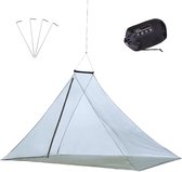 Moustiquaire de camping, moustiquaire pliable et légère, moustiquaire avec fermeture éclair, pour voyage, randonnée, outdoor, 240 x 120 x 160 cm