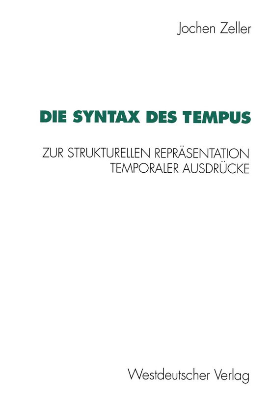 Die Syntax des Tempus - cover
