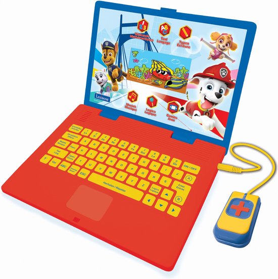 Paw Patrol Laptop met kleurenscherm en 65 activiteiten Nl/FR