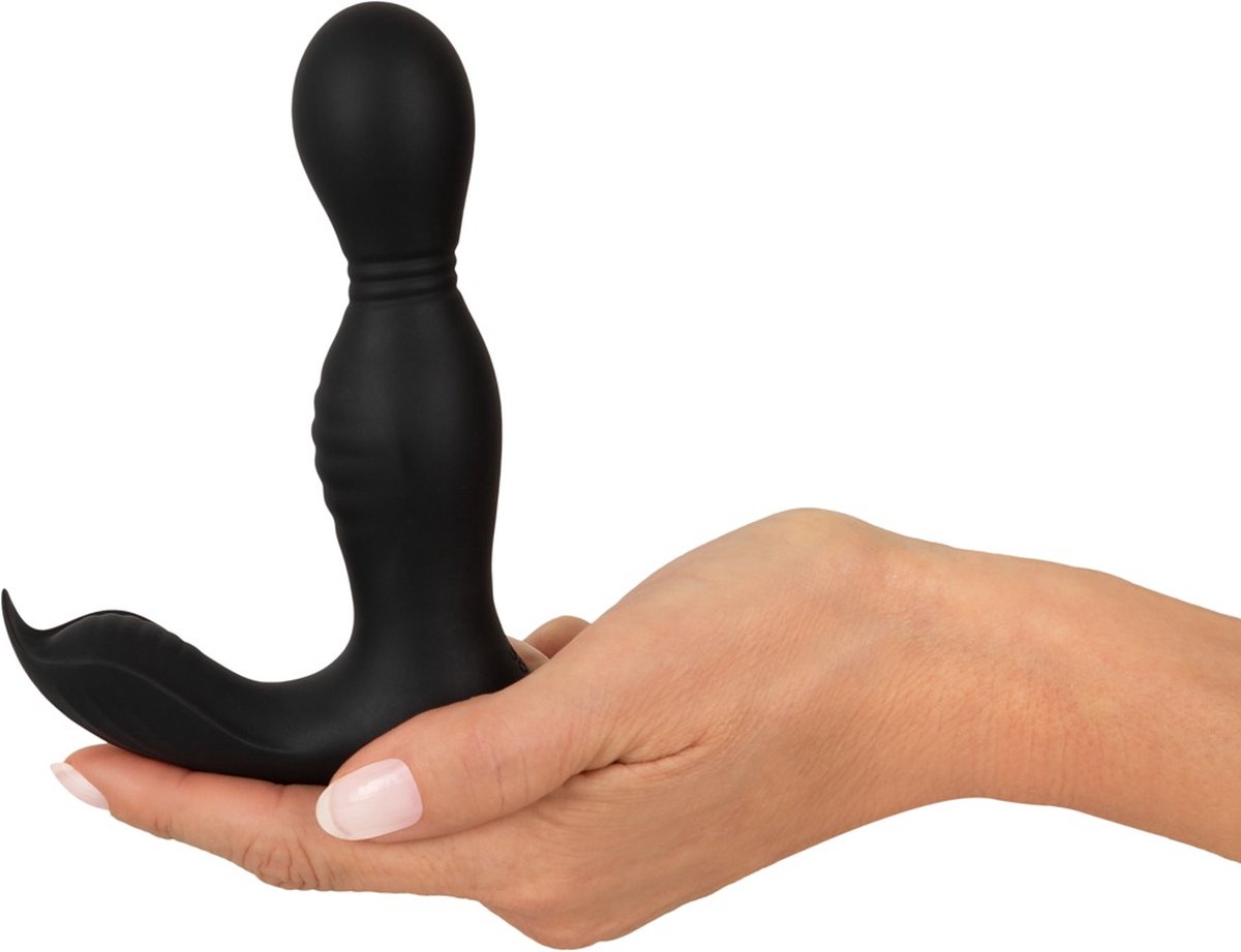 Rebel Rc Butt Plug met 2 Functies Vibrator Zwart