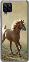Coque Samsung Galaxy A12 - Cheval - Sable - Brume - Siliconen