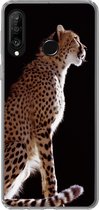 Telefoonhoesje Geschikt voor Huawei P30 Lite hoesje - Cheeta - Dieren - Licht - Siliconen Telefoonhoesje