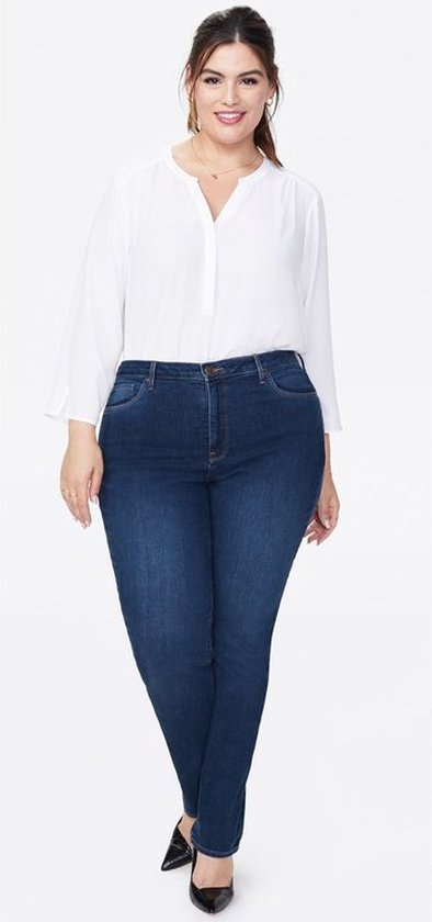 Jeans Slim Sheri Bleu Moyen Premium Denim (Plus) | Quinn