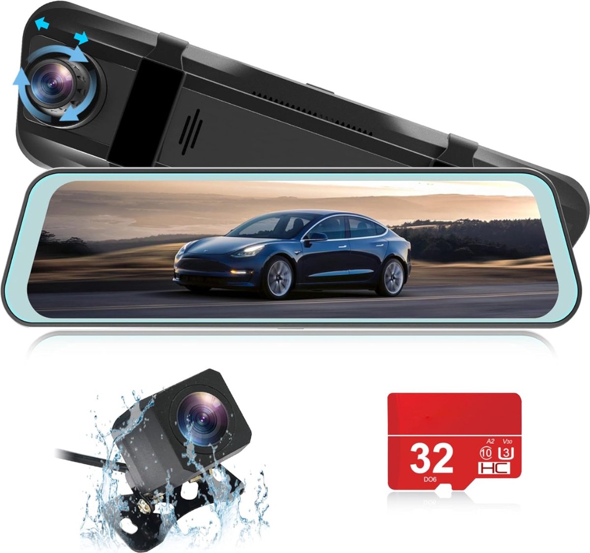 Dashcam full-HD met night view en G-sensor Dashcam full-HD met night view en G-sensor