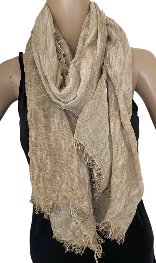 Sjaal van bamboe 190/90cm Khaki