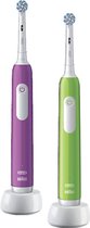 Oral-B Junior 6+ - Elektrische tandenborstel - Paars & Groen DUOSET