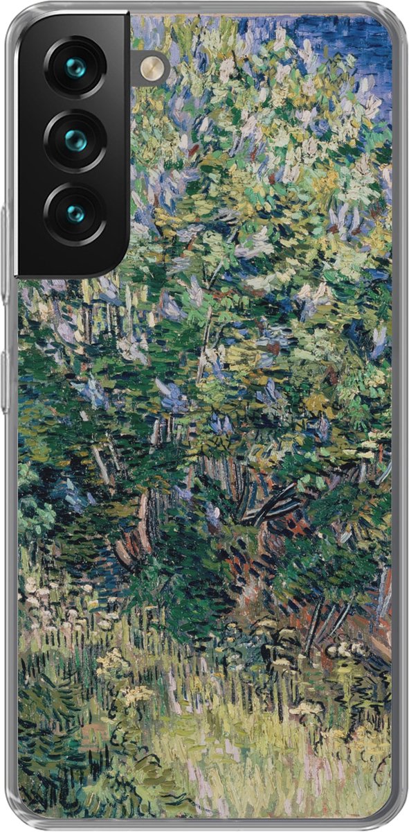 Telefoonhoesje Geschikt voor Samsung Galaxy S22 Plus hoesje - Seringenstruik - Vincent van Gogh - Siliconen Telefoonhoesje Telefoonhoesje