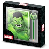 Marvel Hulk - Journal avec stylo - Set cadeau - Coffret cadeau - Journal avec stylo