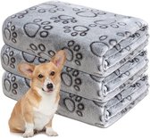 SHOP YOLO-couverture pour chien-polaire douce-lavable couverture laineuse-chat-à chiens de taille moyenne chat-canapé-80 x 60 cm