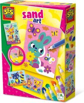 SES - Gekleurde zandkunst - Bosdieren - heldere kleuren zand - geen geklieder met lijm
