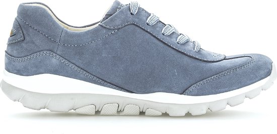 Gabor rollingsoft sensitive 46.965.16 - dames rollende wandelsneaker - blauw - maat 40.5 (EU) 7 (UK)