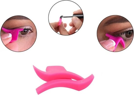 Eyeliner liner | Modèle Eyeliner liner | Maquillage des yeux | Oeil de Cat Classic | 1 paires | Rose