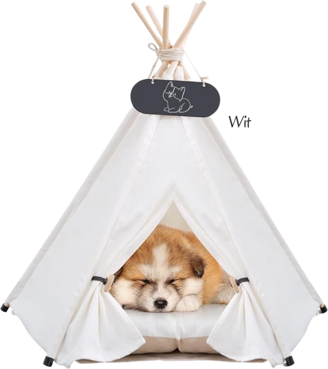 tipitent-hondentent-kattentent-wit-honden-tent-dierentent