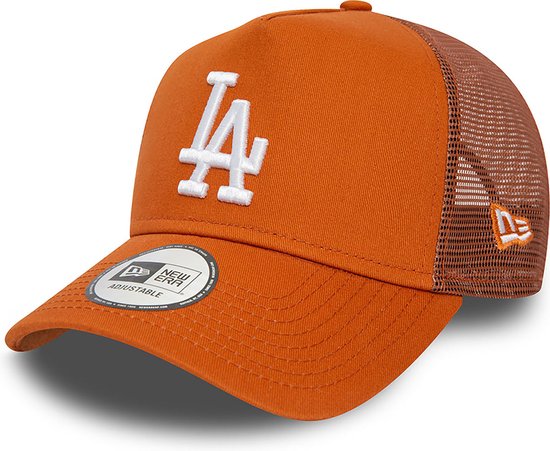 New Era LA Dodgers League Essential Brown Trucker Cap