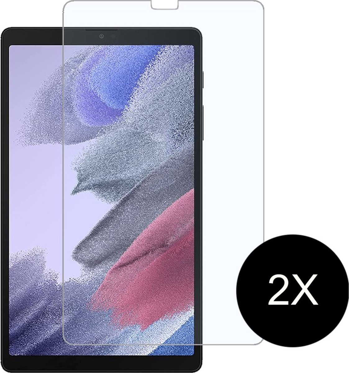 2 Stuks Screenprotector Geschikt voor Samsung Galaxy Tab A7 Lite T220 8.7 Inch - Screen protector Tempered Glass Screen 9H Diamond Gehard Glas beschermglas geschikt voor Tab A7Lite T220