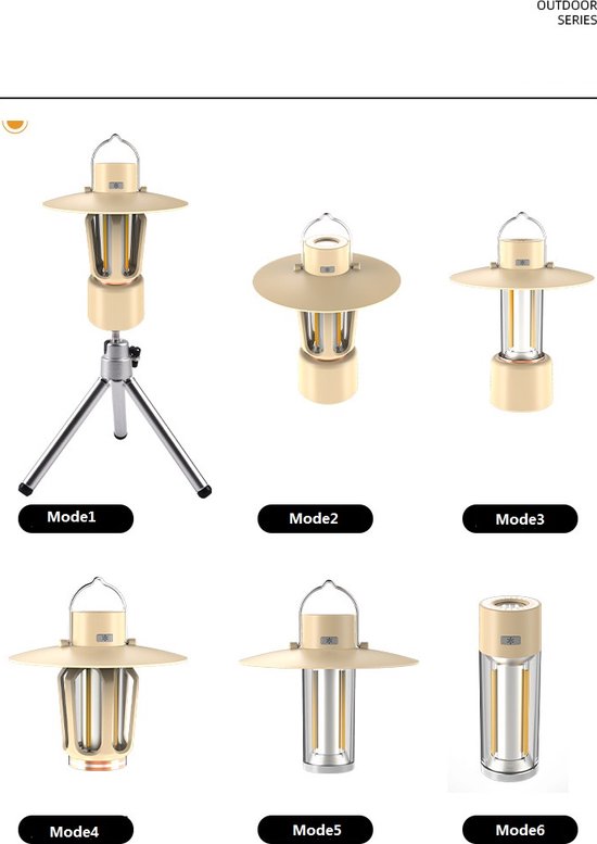 CNL Sight® Camping Lamp-tentlamp-kamplantaarn-Oplaadbare kampeerlamp - kampeerlantaarn - draagbare LED-lamp - Noodverlichting met COB LED-licht - Voor Camping Wandellamp Buiten Gebruik binnenshuis van CNL Sight® — afbeelding 3