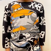 Planes Longsleeve Zwart SKT-Maat 98